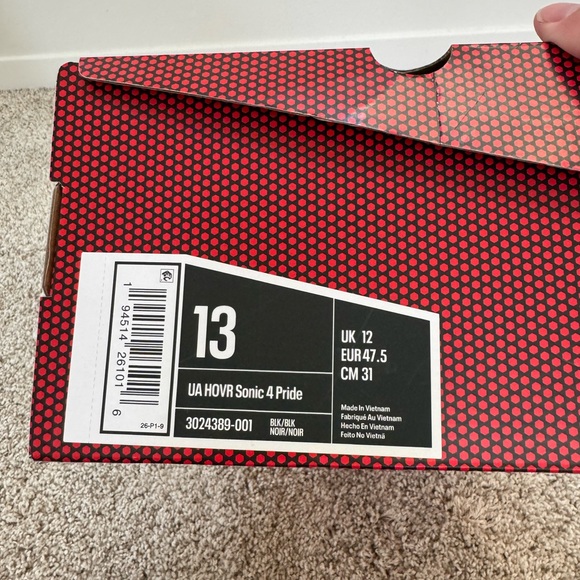 UA HOVR Sonic 4 Pride shoe Size 13 - Picture 5 of 9